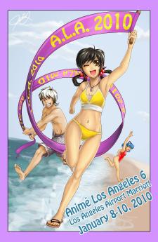 Ala at the Beach by Jessica Gaona for Anime Los Angeles